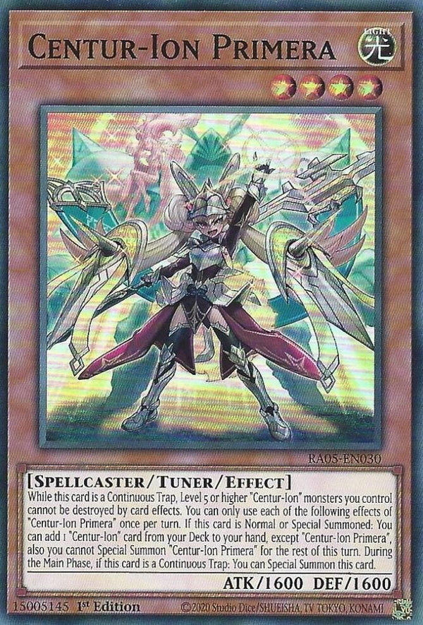 Centur-Ion Primera (RA05-EN030) [Super Rare] - Yu-Gi-Oh!