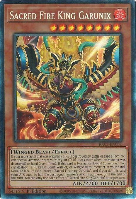 Sacred Fire King Garunix (PCR)