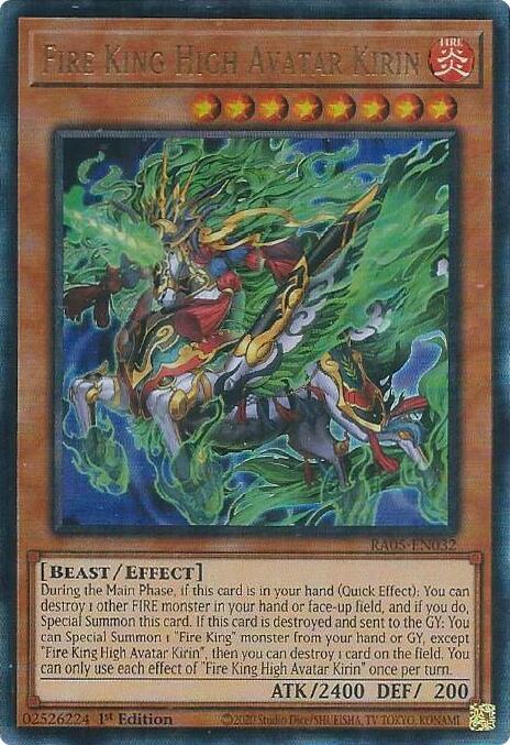 Fire King High Avatar Kirin (PUR)