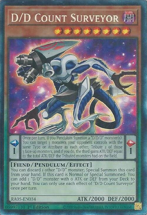 D/D Count Surveyor (PCR) (RA05-EN034) [Prismatic Collector's Rare] - Yu-Gi-Oh!