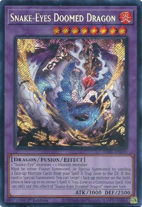 Snake-Eyes Doomed Dragon (Secret Rare)