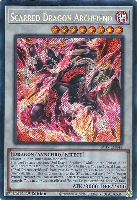 Scarred Dragon Archfiend (Secret Rare) (RA05-EN044) - Yu-Gi-Oh!