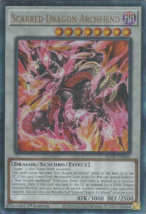 Scarred Dragon Archfiend (PUR) (RA05-EN044) [Prismatic Ultimate Rare] - Yu-Gi-Oh!