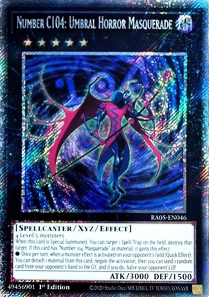 Number C104: Umbral Horror Masquerade (Platinum Secret Rare)