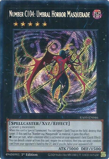 Number C104: Umbral Horror Masquerade (Secret Rare)