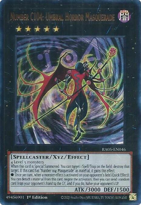 Number C104: Umbral Horror Masquerade (Ultra Rare) (RA05-EN046) - Yu-Gi-Oh!
