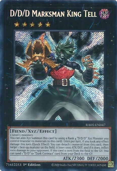 D/D/D Marksman King Tell (Secret Rare)