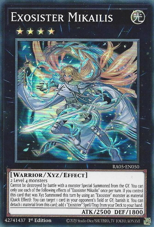 Exosister Mikailis (RA05-EN050) [Super Rare] - Yu-Gi-Oh!