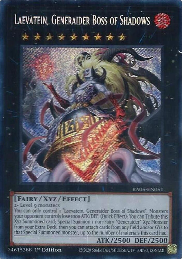 Laevatein, Generaider Boss of Shadows (Secret Rare) (RA05-EN051) - Yu-Gi-Oh!