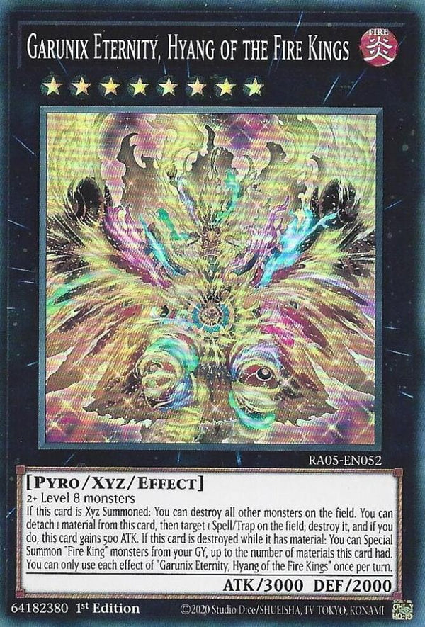 Garunix Eternity, Hyang of the Fire Kings (RA05-EN052) [Super Rare] - Yu-Gi-Oh!