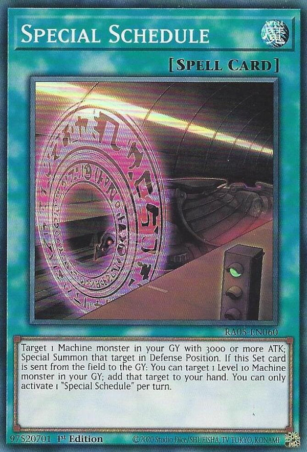 Special Schedule (RA05-EN060) [Super Rare] - Yu-Gi-Oh!