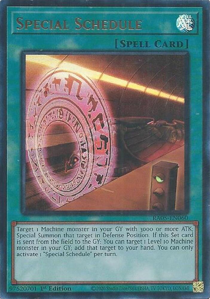 Special Schedule (Ultra Rare)