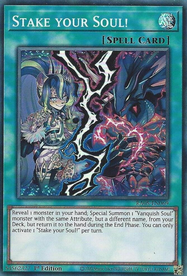 Stake your Soul! (RA05-EN069) [Super Rare] - Yu-Gi-Oh!