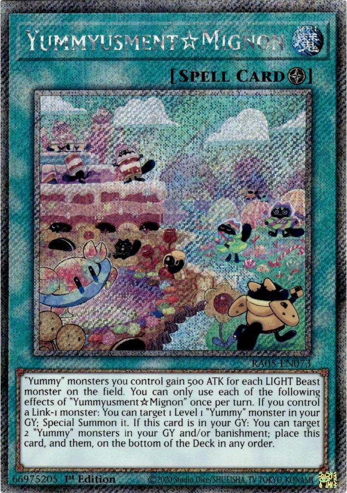 YummyusmentMignon (Platinum Secret Rare) [RA05-EN073] Platinum Secret Rare
