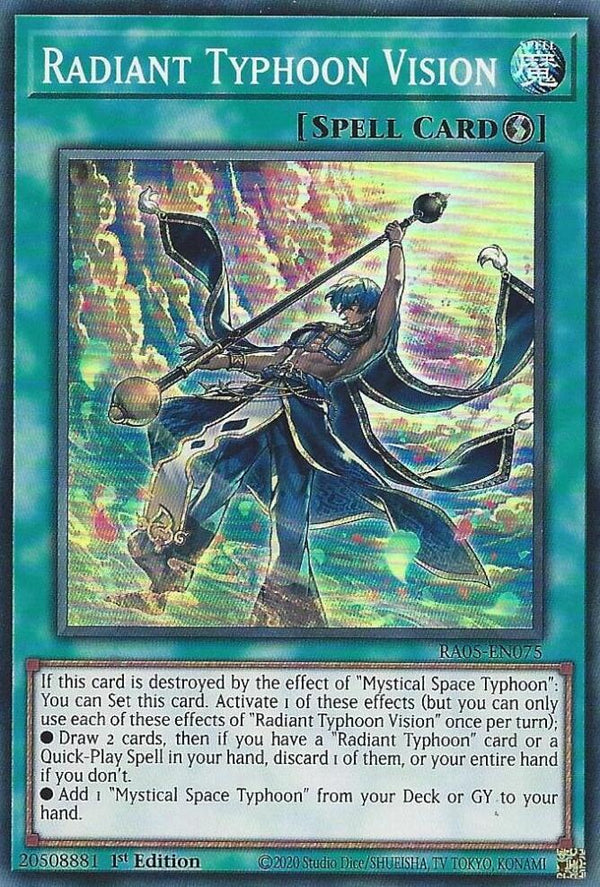 Radiant Typhoon Vision (RA05-EN075) [Super Rare] - Yu-Gi-Oh!