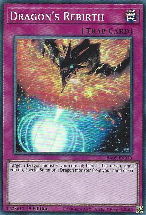 Dragon's Rebirth (RA05-EN078) [Super Rare] - Yu-Gi-Oh!