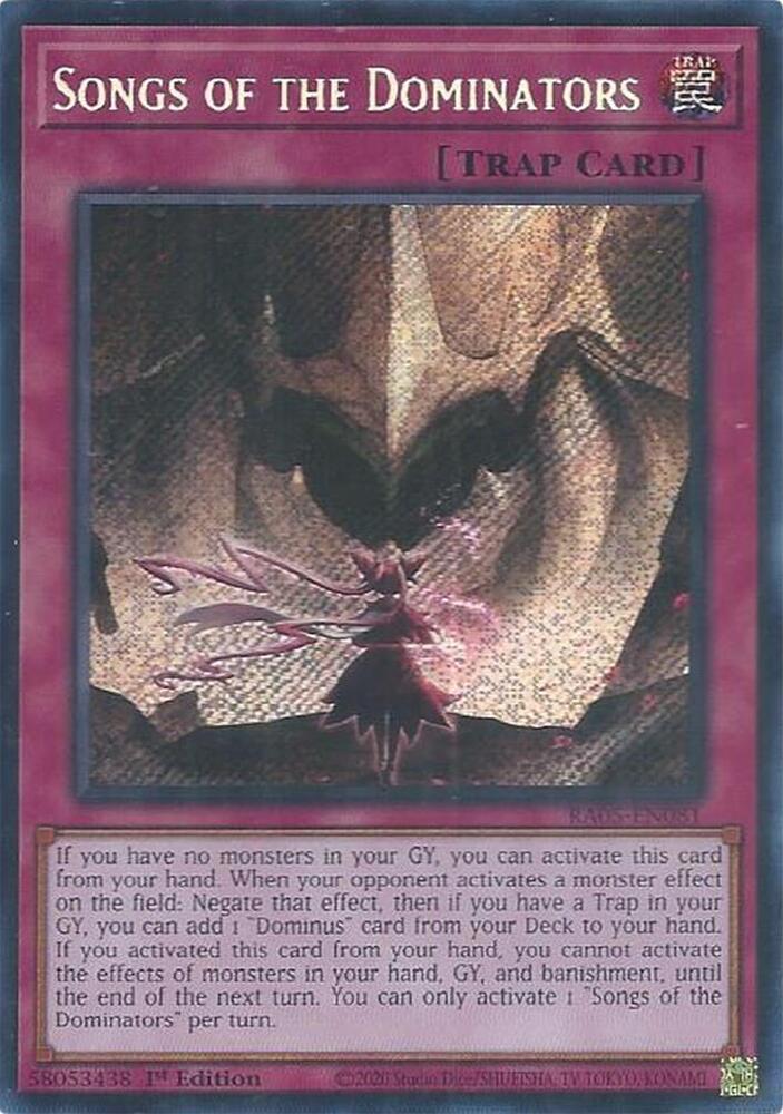 Songs of the Dominators (Secret Rare)