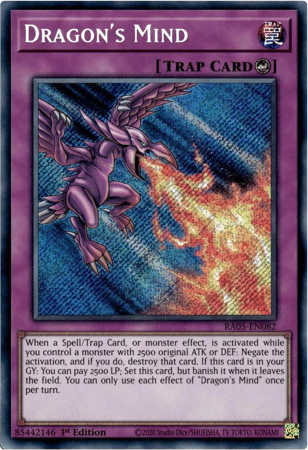 Dragon's Mind (Secret Rare) (RA05-EN082) - Yu-Gi-Oh!