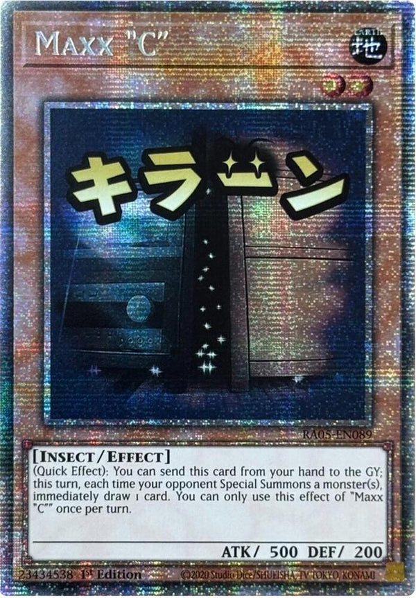 Maxx "C" (Starlight Rare) (RA05-EN089) - Yu-Gi-Oh!