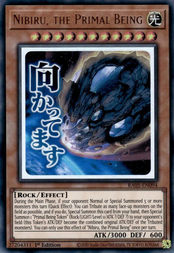 Nibiru, the Primal Being (RA05-EN094) [Ultra Rare] - Yu-Gi-Oh!