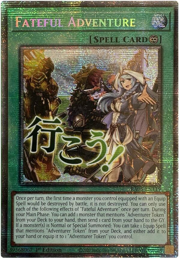 Fateful Adventure (Starlight Rare) (RA05-EN119) - Yu-Gi-Oh!