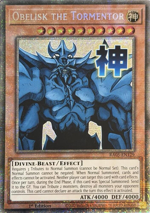 Obelisk the Tormentor (Starlight Rare) (RA05-EN129) - Yu-Gi-Oh!