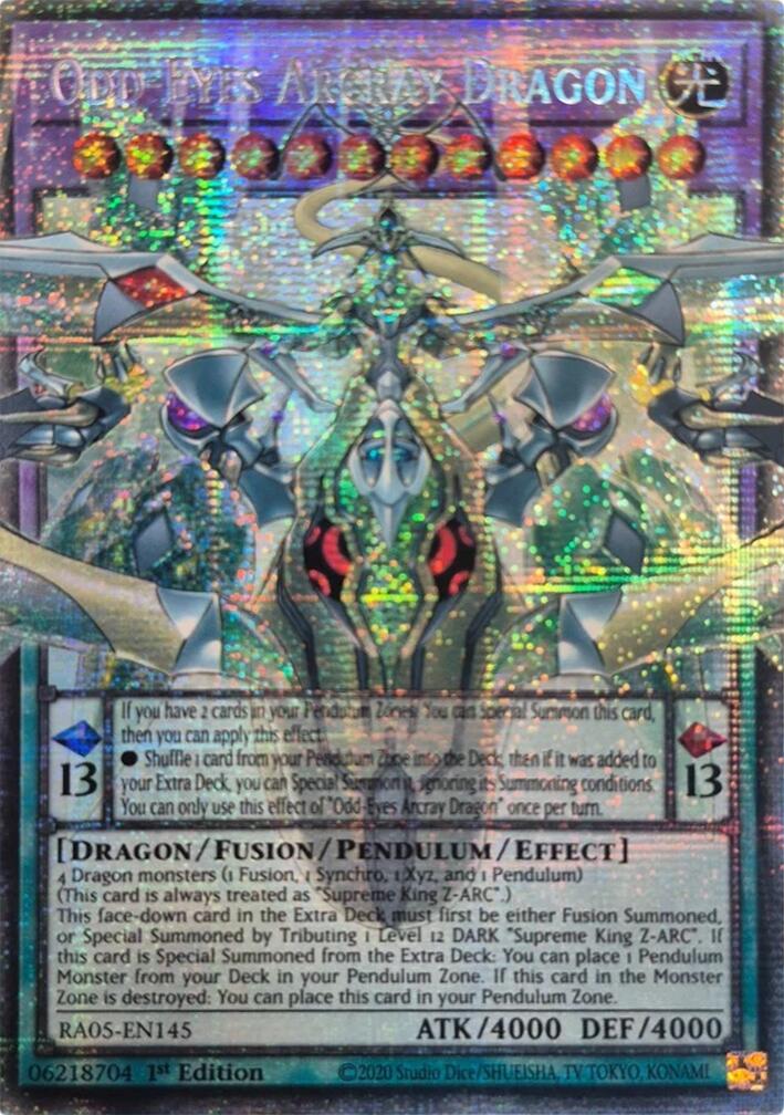 Odd-Eyes Arcray Dragon (Starlight Rare) (Extended Art) [RA05-EN145] Starlight Rare