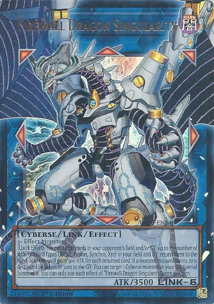 Firewall Dragon Singularity (Extended Art) [RA05-EN146] Ultra Rare