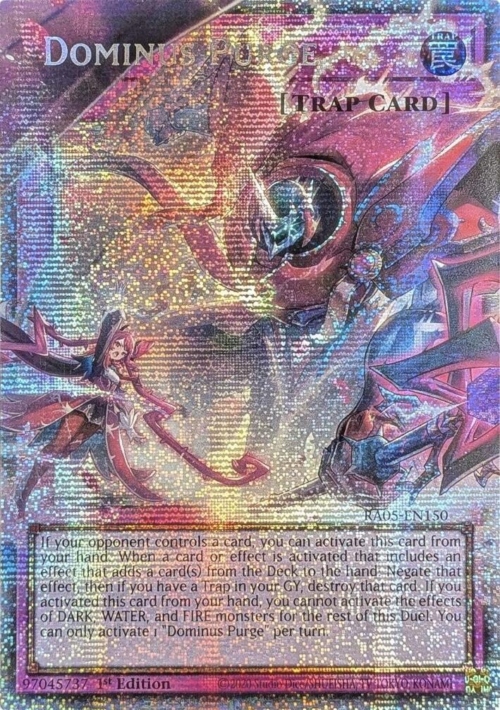 Dominus Purge (Starlight Rare) (Extended Art) [RA05-EN150] Starlight Rare