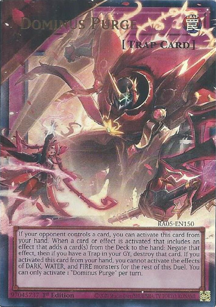 Dominus Purge (Extended Art) [RA05-EN150] Ultra Rare