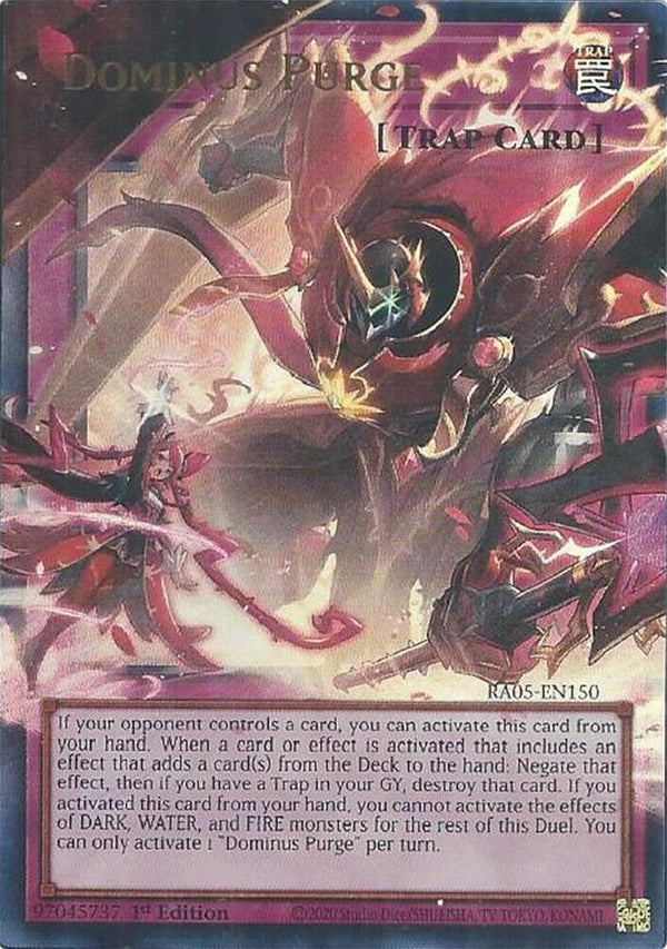 Dominus Purge (Extended Art) (RA05-EN150) [Ultra Rare] - Yu-Gi-Oh!