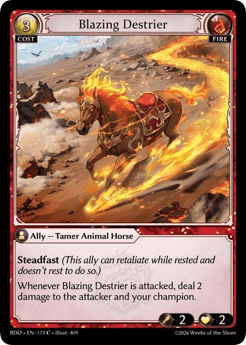 Blazing Destrier - Grand Archive TCG