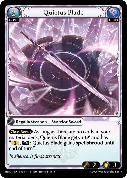 Quietus Blade