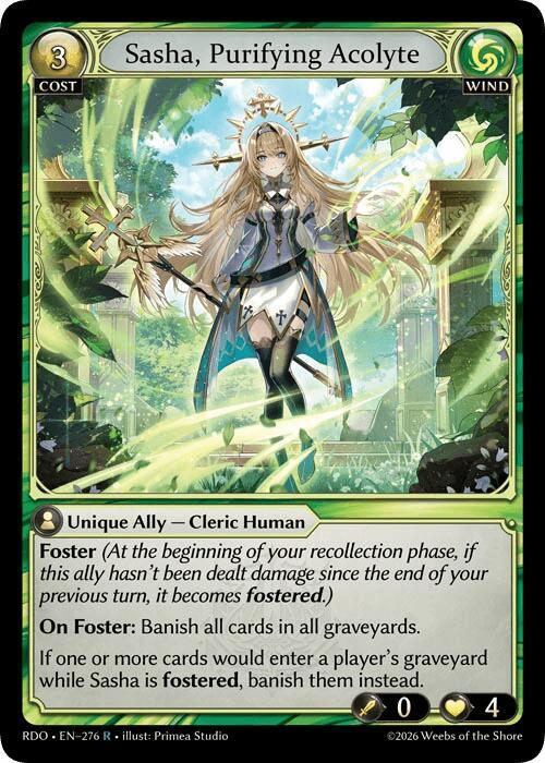 Sasha, Purifying Acolyte