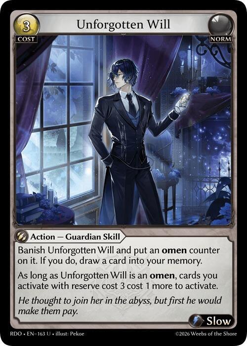 Unforgotten Will