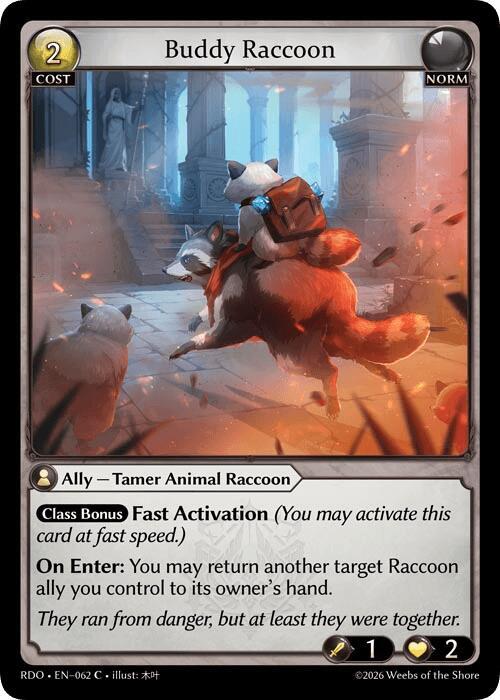 Buddy Raccoon (Curio Foil)