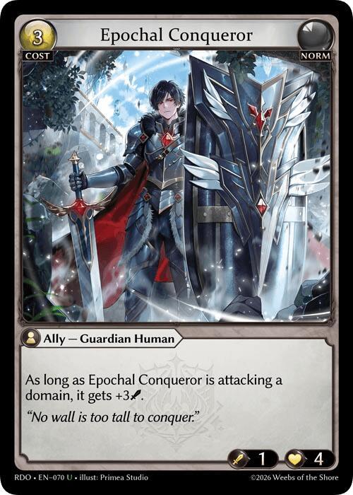 Epochal Conqueror (Curio Foil)