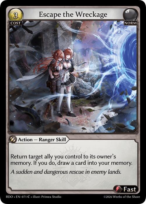 Escape the Wreckage (Curio Foil)