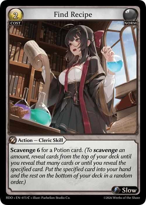 Find Recipe (Curio Foil)