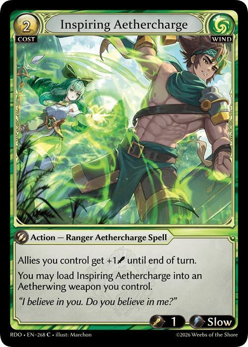 Inspiring Aethercharge (Curio Foil)