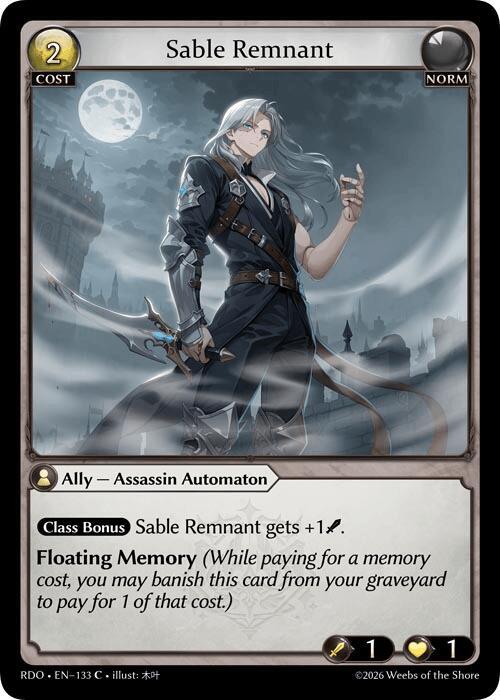Sable Remnant (Curio Foil)
