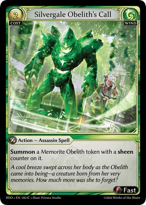 Silvergale Obelith's Call (Curio Foil)