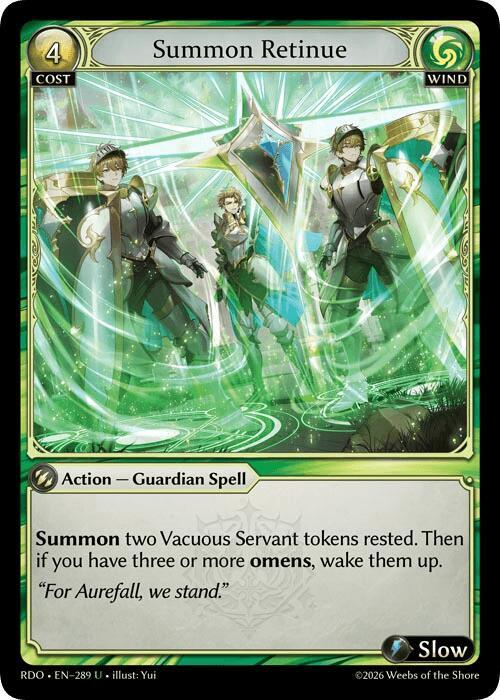Summon Retinue (Curio Foil)