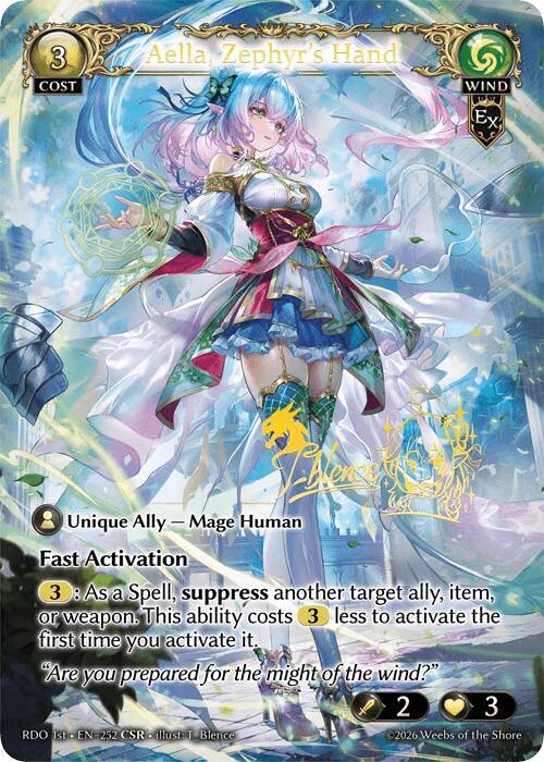 Aella, Zephyr's Hand (CSR) - Grand Archive TCG