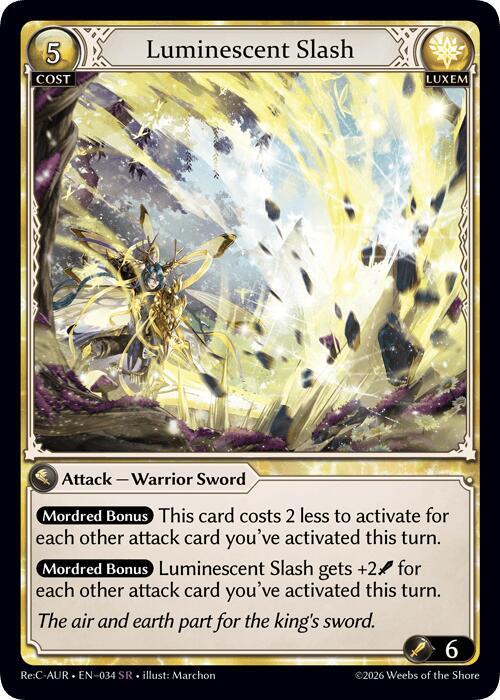 Luminescent Slash