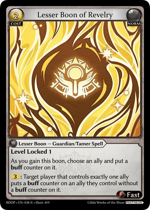 Lesser Boon of Revelry