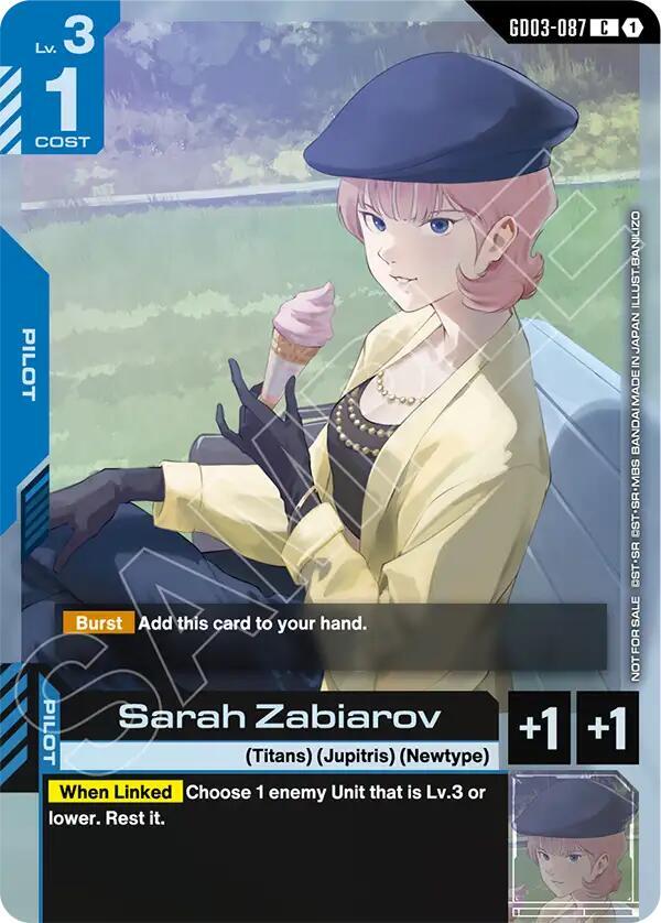 Sarah Zabiarov (Store Tournament Participant Pack 04)
