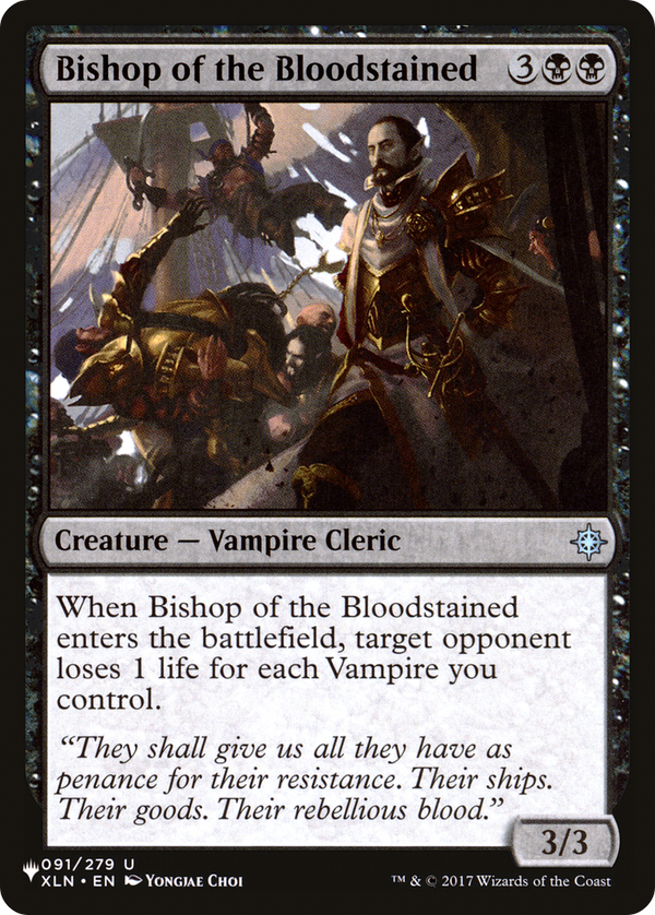 Bishop of the Bloodstained [The List] - Magic: The Gathering