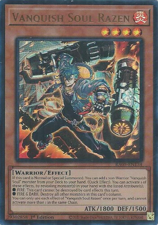 Vanquish Soul Razen (Ultra Rare) (RA05-EN134) - Yu-Gi-Oh!