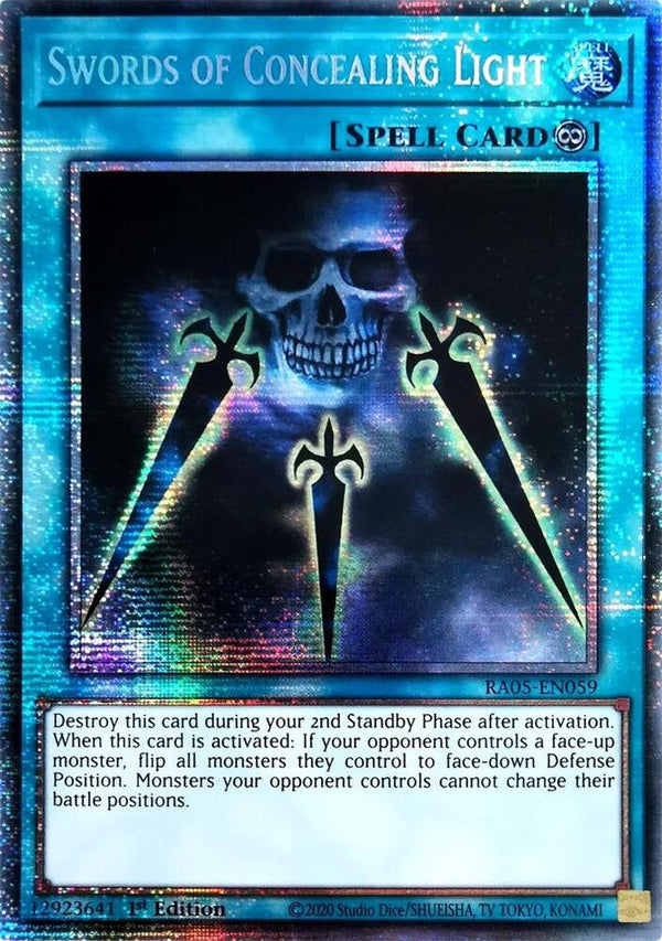 Swords of Concealing Light (Starlight Rare) (RA05-EN059) - Yu-Gi-Oh!